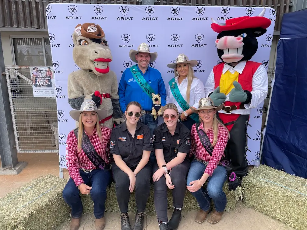 Yeeha with the Mt Isa Rodeo Crew